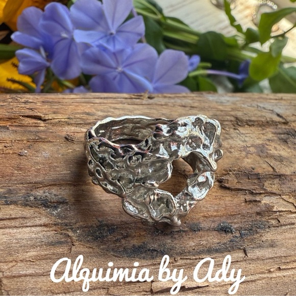 Alquimia Silver Nature-Inspired Ornate Ring - Picture 1 of 2